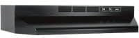 Broan-NuTone 413023 Ductless Range Hood Insert with Light, Exhaust Fan for Under Cabinet, 30-Inch, Black