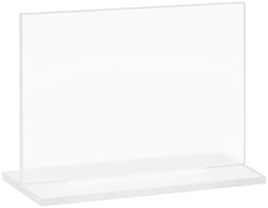 10 Pack Frosted Rectangle Acrylic Sign With Stand, 3.5x2.7 Inch Blank Frosted Acrylic Sign with Base, DIY Buffet Food Labels for Wedding Party Event - Image 2