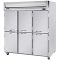 Beverage-Air HRS3HC-1HS Horizon Series - Top Mount Reach in Refrigerator - Three Section - Half Solid Door - SS INT