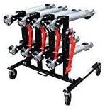 Sunex 7709 Car Dolly Rack, 4-Dolly Capacity,Black
