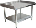 NSF Certified 18 Gauge Heavy Duty Stainless Steel Equipment Grill Stand with Undershelf for Kitchens, Utility Rooms, Caterers & Auto