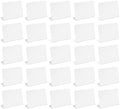 Kisangel 20pcs Matte White Dry Erase Tent Signs 4x3, Bakery Price Tags by Kisangel