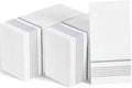 400 Paper Dinner Napkins, 2 Ply Silver Guest Hand Towels for Parties by JOLLYCHEF