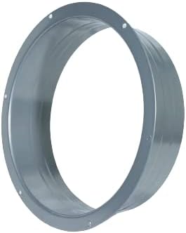 Duct Connector 8 Inch (7.68 inch) Flange Metal Straight Pipe Flange for Heating Cooling Ventilation System
