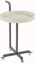 Rolling Utility Cart with Novelty Design, Mobile Saddle Leather Trolley, Organizer Trolley with Lockable Wheels, Multifunctional Serving Cart for Living Room (White)