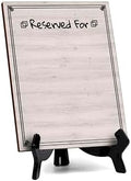 Reserved For 6x8 Dry Wipe Liquid Chalk Table Sign 6x8 Easy Installation | Restaurant & Bar | Perfect To Clearly Direct Customers & Advertise Specials | No Pen Included by SignsByLITA