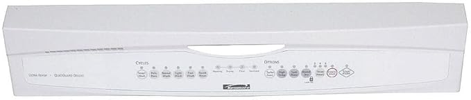 Whirlpool W10243210 Dishwasher Control Panel (White) (Replaces W10243210) Genuine Original Equipment Manufacturer (OEM) Part