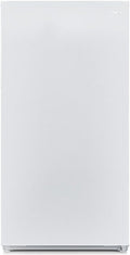 Pemberly Row Contemporary 17 Cu. Ft Upright Freezer in White.