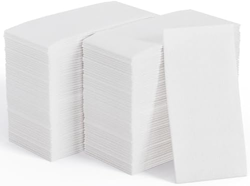 JOLLY CHEF 400 Pack Bathroom Paper Napkins Disposable Guests Hand Towels by JOLLYCHEF