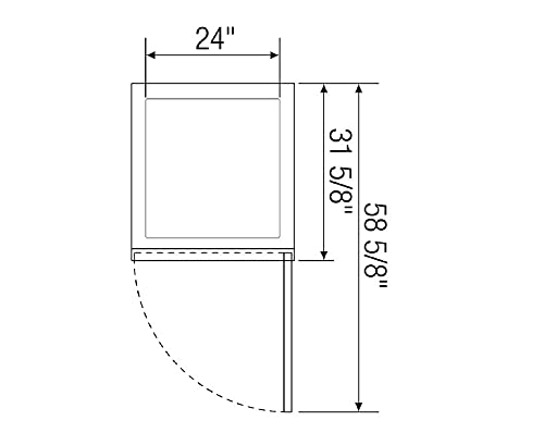 ESF1 29-1/4' Reach-in Freezer 1 Solid Door, 115v, 23-Cubic Feet, NSF