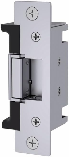HES Hardware - Assa Abloy HES 7000C Electric Strike Complete Pack, Designed to Address pre-Loaded Doors and with in-Frame Horizontal adjustability, Color: Satin Stainless Steel, Model: 7000C-630