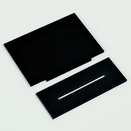 10 Pack Black Rectangle Acrylic Signs With Stand, 3.5x2.7 Inch Blank Black Acrylic Sign with Base, DIY Buffet Food Table Sign Place Cards for Wedding Party Event - Image 6