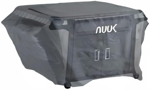 NUUK 20" x 42" Outdoor Grill Cart Prep Work Table Cover, Waterproof & UV Resistant Pizza Oven Stand Table Cover for Kitchen Island BBQ Worktable Protection