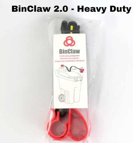 Original BinClaw ONE-Handed Trash Can Lock – The ONLY One with The Handle! Keep Hands Clean. No Drilling - No Tools. Trash Can Lid Lock Security
