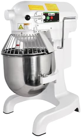 Winco Commercial-Grade Planetary Mixer, 10 Liter,White