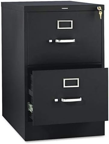 HON 312CPP 310 Series 26-1/2-Inch 2-Drawer Full-Suspension Legal File, Black