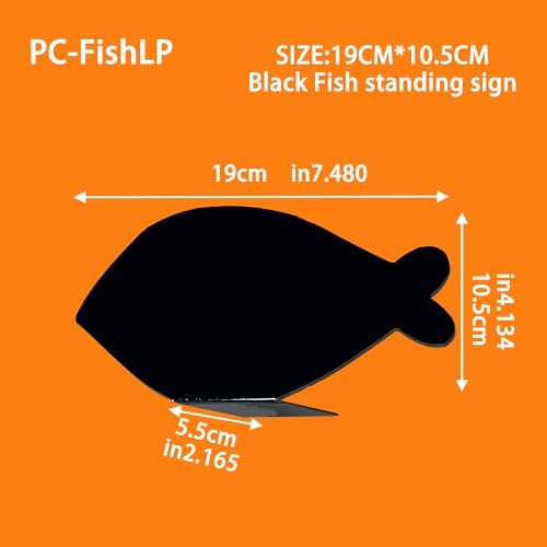 5Pcs Durable Fish Mini Chalkboard Signs, Versatile for Retail Racks, Glass Counters, and Storage Units, Easy to Write and Wipe Out,Price Label,Price Sign - Image 2