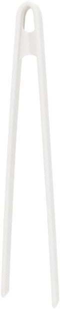 1Pcs Silicone Toaster Tongs, 11.6 Inch Long Silicone Kitchen Tong for Toaster Cooking Utensil Bread Waffle Tongs Food Tweezer White Toast Tong for Cooking Serving Bacon Salad Fruit Food, SATONBEYI