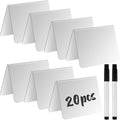 20 Pack Acrylic Mini Chalkboard Sign with Marker Pen Small Chalkboard Sign by Uoeo