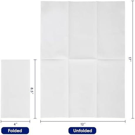 600 Pack Disposable Guest Towels Soft and Absorbent Linen Feel Paper Hand Towels Decorative Bathroom Hand Napkins for Kitchen, Parties, Weddings,Halloween - Image 3