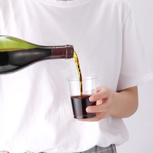JOLLY CHEF 50 Pack 10 oz Clear Plastic Cups, Disposable Party Cups - Image 4