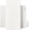 100 Disposable Hand Towels, Linen Feel Bathroom Hand Napkins for Guest by JOLLYCHEF