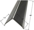 Brushed 304 Stainless Steel Corner Guards, 48" Wall Protectors, 20ga & 16ga, Available in 1/2" to 4", Multi-Pack Options (1, 2, 5, or 10) (10, 1 1/2 x 1 1/2, 16ga, with Hug Edges)