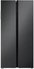 Hamilton Beach HBF2064 20.6 cu ft Counter Depth Full Size Refrigerator, Side Doors, Gunmetal