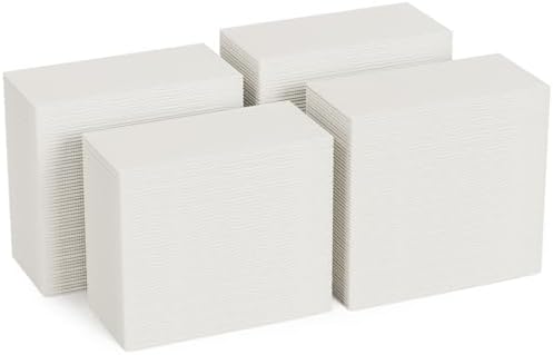 480 Disposable Bathroom Hand Towels, White Guest Napkins for parties by JOLLYCHEF