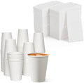 JOLLY CHEF 12 oz Paper Coffee Cups 100 Pack and 600 Pack Disposable Paper Napkins by JOLLYCHEF