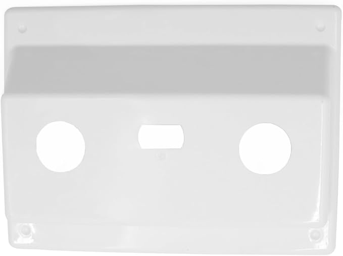 RV Faucet Bezel Stand Off Faucet Cover for Camper Van Travel Trailer Motorhome Shower Plate Replacement White