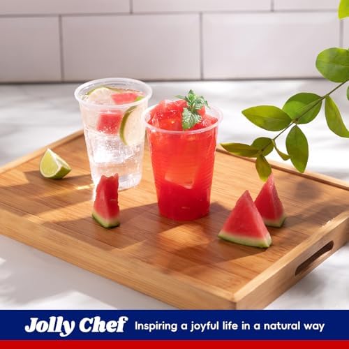 JOLLY CHEF 1200 Pack 7 oz Disposable Clear Plastic Cups, Drinking Cups - Image 3