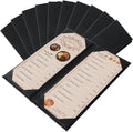 Menu Covers 4.25 x 11", 10Pcs 2 View Leather Restaurant Menu Holders by FL
