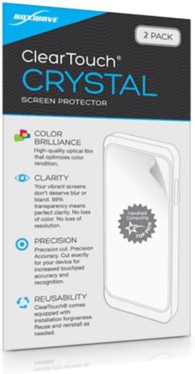 BoxWave Screen Protector Compatible with Revolution Cooking InstaGLO R90 Toaster - ClearTouch Crystal (2-Pack), HD Film Skin - Shields from Scratches