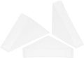 uxcell 20Pcs Plastic Corner Protectors 10x50mm Right Angle Shape Glass Corner Guards Cushion for Corner Protection of Glass, Mirror, Tile, White