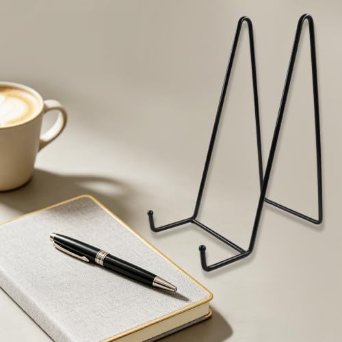 10 Inch Black Plate Stands, Metal Display Stand, 2 Pcs - Image 5