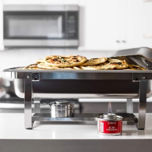 Gas One 48 Pack 6 Hour Chafing Fuel - Food Warmer for Chafing Dish Buffet Set - Reusable Liquid Safe Fuel with Wick & Lid Opener - Image 7