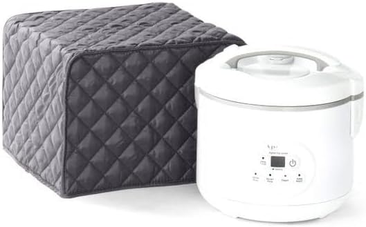 Covermates Keepsakes - Rice Cooker Cover - Dust Protection - Stain Resistant - Washable - Appliance Cover, Slate