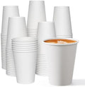 JOLLY CHEF 12 oz Paper Coffee Cups 100 Pack Disposable by JOLLYCHEF