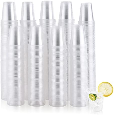 JOLLY CHEF 600 Pack 5 oz Disposable Clear Plastic Cups, Drinking Cups by JOLLYCHEF