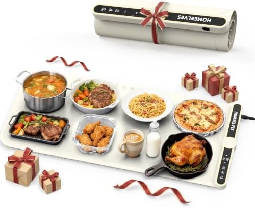 Warming Mat for Food,Rapid Heating Food Warming Mat by HomeElves