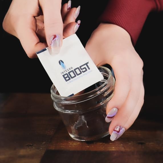 62% RH Level - 8 Gram Size - Two-Way Humidity Control Pack - Incl. Replacement Indicator Cards - Food Storage & Herbs Moisture Balancer for Up to 1oz (Pack of 144)