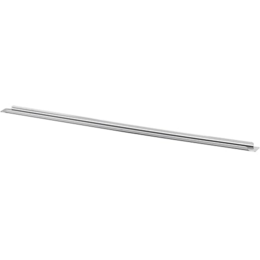 (Set of 6) 20" Stainless Steel Steam Table Adapter Bars – Hotel Pan Divider for Full & Fractional Size Pans (6, Top Lenth 21-inch, Bottom Lenth 20-inch)