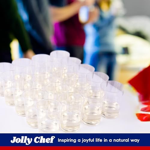 JOLLY CHEF 100 Pack 14 oz Clear Plastic Cups, Disposable Party Cups - Image 7