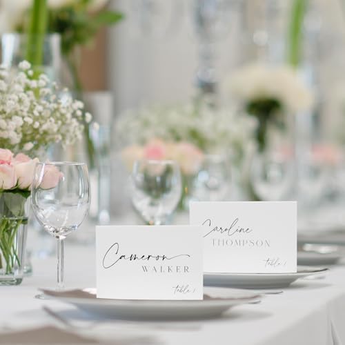 10 Pack White Rectangle Acrylic Sign With Stand, 3.5x2.7 Inch Blank White Acrylic Sign with Base, DIY Buffet Food Table Sign Place Cards for Wedding Party Event - Image 4