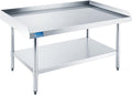 NSF Certified 18 Gauge Heavy Duty Stainless Steel Equipment Grill Stand with Undershelf for Kitchens, Utility Rooms, Caterers & Auto