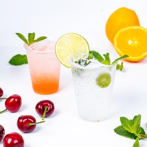 JOLLY CHEF 5 oz Plastic Cups, Disposable Cold Party Cups 300 Pack - Image 3