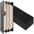 Menu Covers 4.25 x 11, 5Pcs 6 View Leather Restaurant Menu Holders by FL