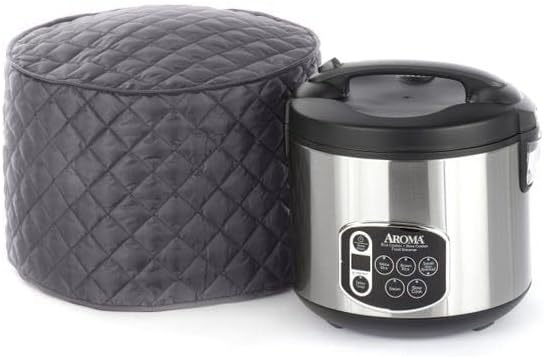 Covermates Keepsakes - Rice Cooker Cover - Dust Protection - Stain Resistant - Washable - Appliance Cover, Slate
