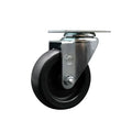 Service Caster Brand Replacement Caster for Uline Caster H-5535S - Swivel Top Plate Caster with 4 Inch Polyolefin Wheel - Light Duty Replacement Caster - Fits Carts, Dollies and Poly Box Trucks H-1811